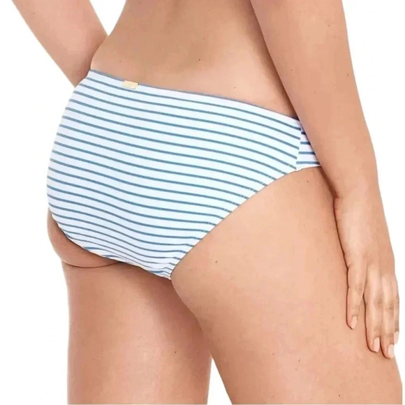 Lauren Ralph Lauren Striped Hipster Womens Bikini Swim Bottom Size 12 - Picture 2 of 10